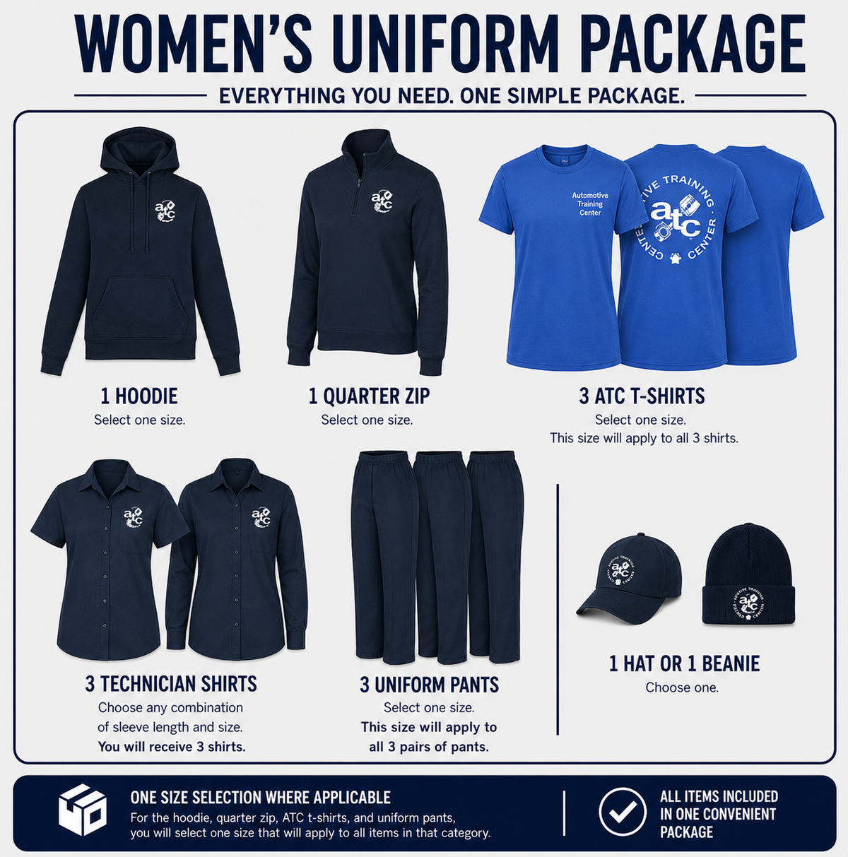 Women's Uniform Package