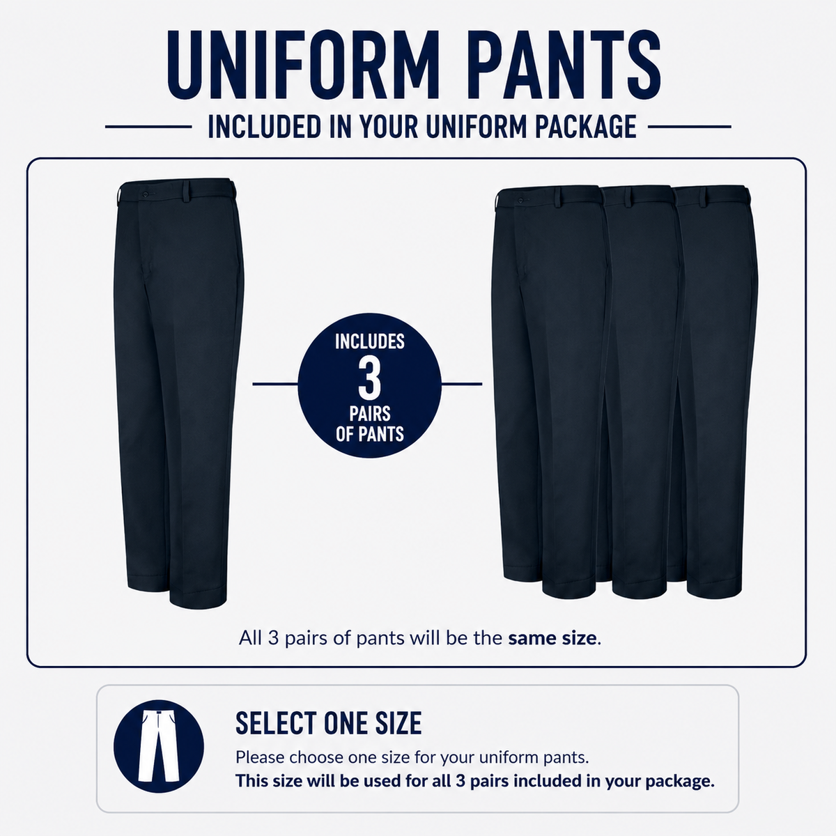 Men's Uniform Package